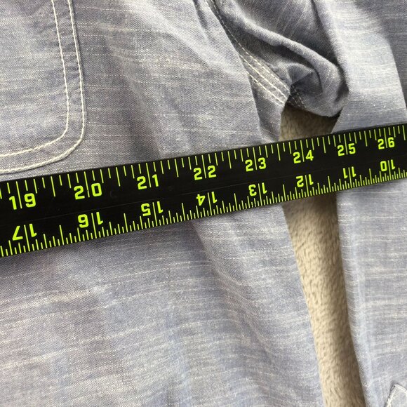 Mountain Khakis Mens Shirt Size XL Button-Up Long Sleeve Blue Jackson Hole - Picture 5 of 11